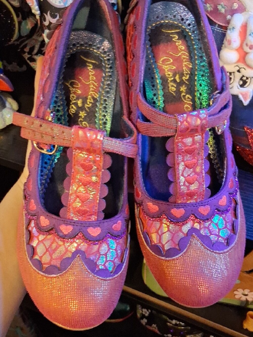 New Serendipity Irregular Choice Heels, Size 41, 10.5ish - Picture 2 of 4